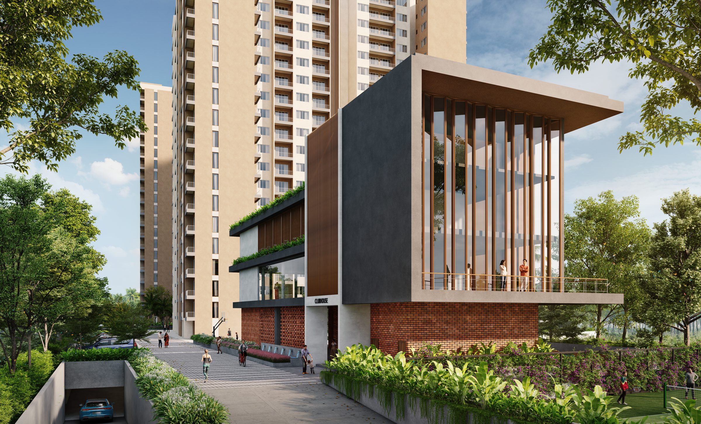 Ranka Ankura clubhouse exterior