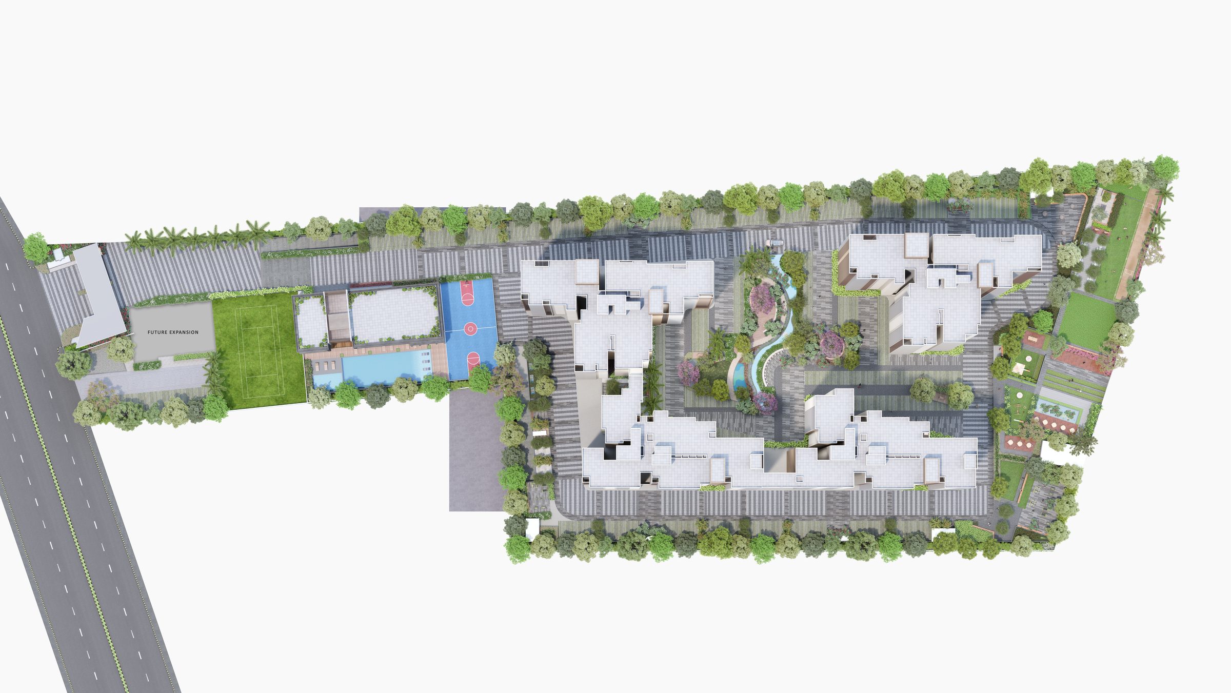 Official top-view render of the Ranka Ankura project layout